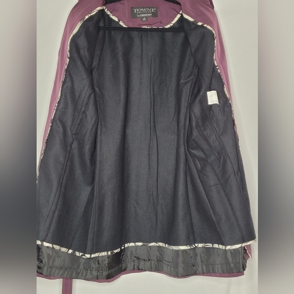 Towne Collection by London Fog Womens Button Belted Removable Liner Trench - M - Picture 3 of 9